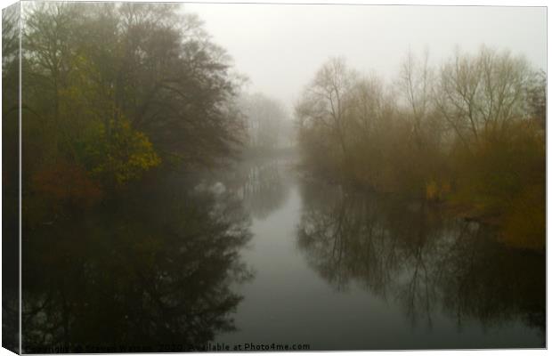 Foggy Aire Canvas Print by Steven Watson