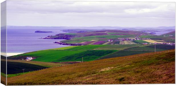 The Ness of Ireland Canvas Print by Steven Watson