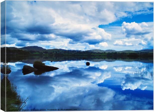 On Reflection Canvas Print by Steven Watson