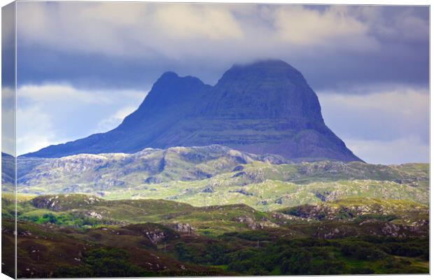 Suilven Canvas Print by Steven Watson