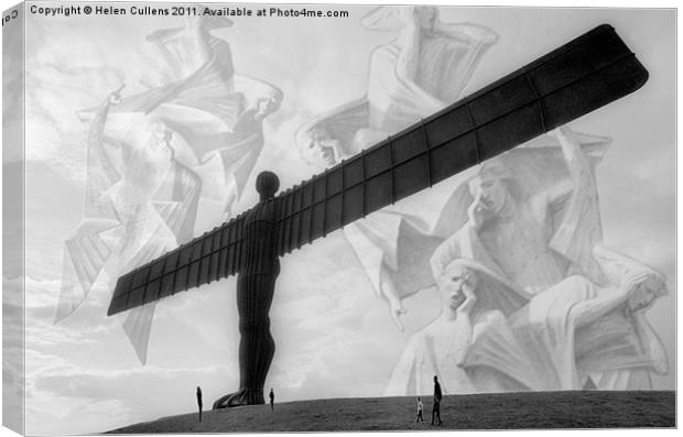 ANGEL OF THE NORTH Canvas Print by Helen Cullens
