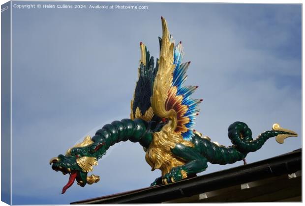 Kew Dragon Canvas Print by Helen Cullens