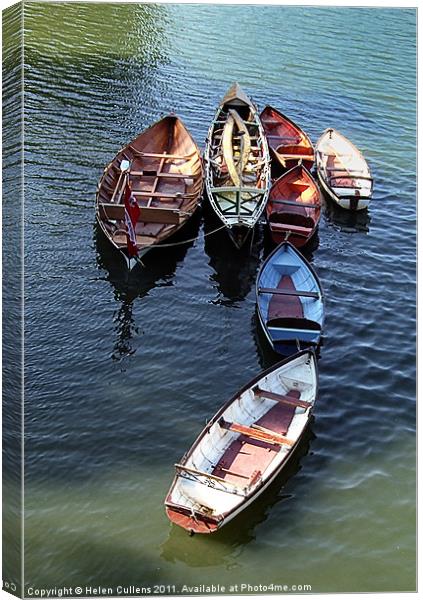 BOATS Canvas Print by Helen Cullens