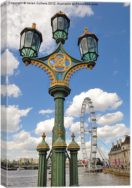 FROM WESTMINSTER BRIDGE Canvas Print by Helen Cullens