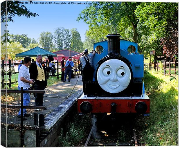 THOMAS THE TANK ENGINE Canvas Print by Helen Cullens
