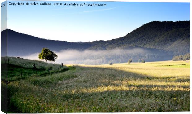EARLY MORNING NOVO VAS                             Canvas Print by Helen Cullens