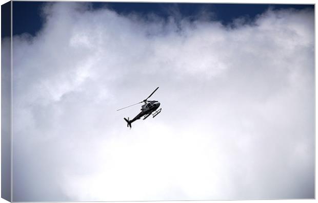 Helicopter Canvas Print by Stu Green