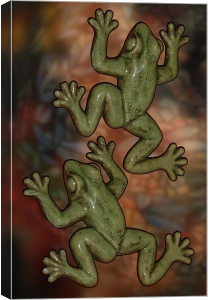 frogs 1 Canvas Print by Tamma DuPree
