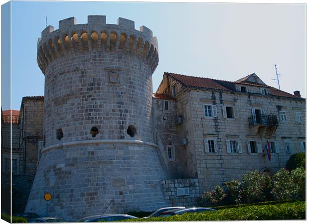 FORTRESS OF KORCULA Canvas Print by radoslav rundic