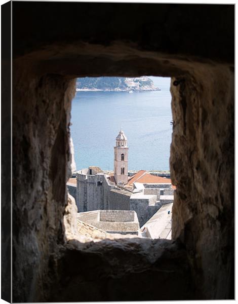 HOLE IN THE WALL Canvas Print by radoslav rundic