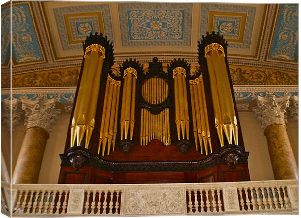 PIPE ORGAN Canvas Print by radoslav rundic