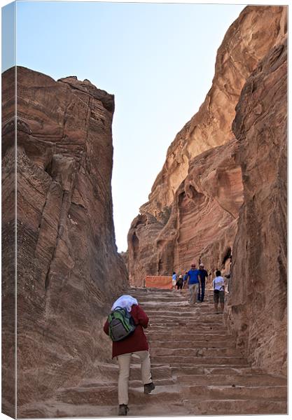 LONG WAY TO MONASTERY Canvas Print by radoslav rundic