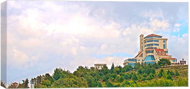 TOP ON THE HILL Canvas Print by radoslav rundic