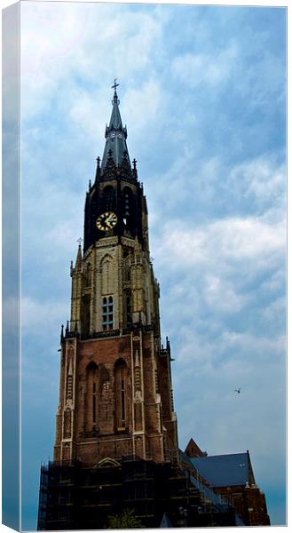  NEW CHURCH TOWER Canvas Print by radoslav rundic
