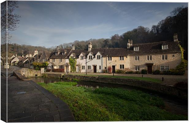 Castle Combe Village Canvas Print by Karl Thompson