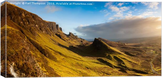 The Quiraing Canvas Print by Karl Thompson