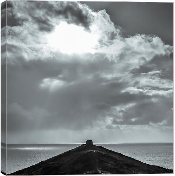 St Michael's Chapel Canvas Print by David Martin