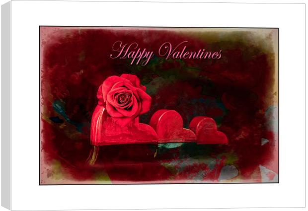 Valentines Day Canvas Print by David Martin