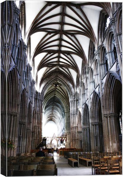 Lichfield Cathedral Canvas Print by Jon White