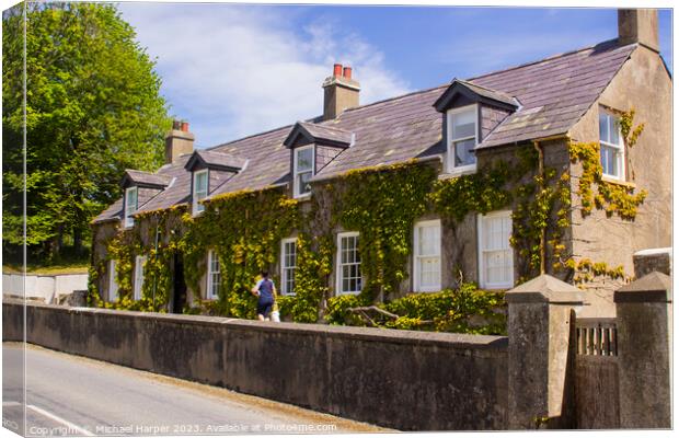 The Lakehouse accommodation part of the restored 1 Canvas Print by Michael Harper