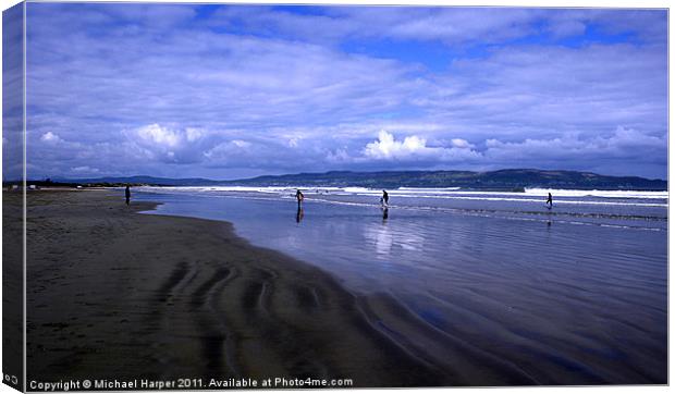 Castlerock Beach Canvas Print by Michael Harper