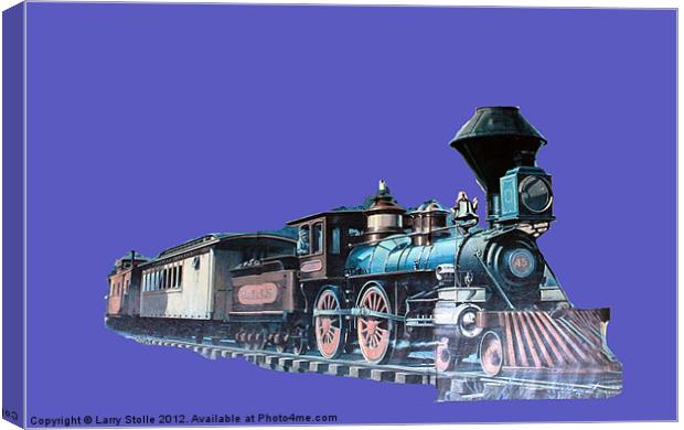 Train Canvas Print by Larry Stolle