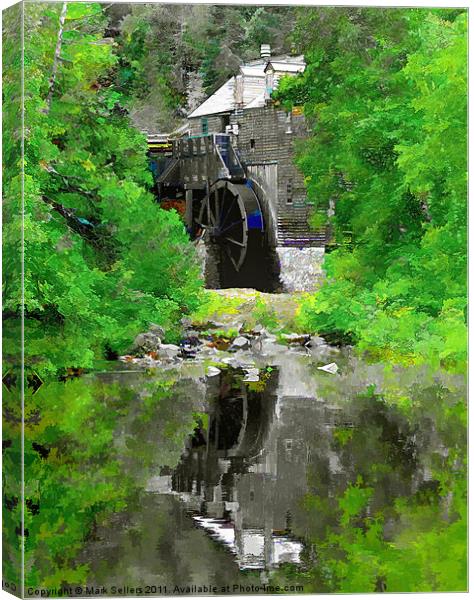 Old Mill Canvas Print by Mark Sellers