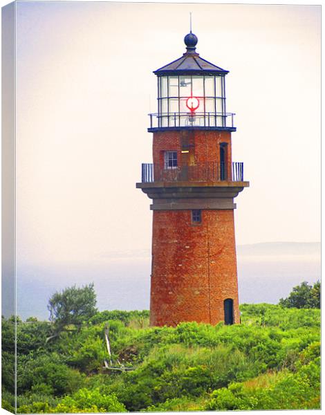 Gay Head Lighthouse Canvas Print by Mark Sellers