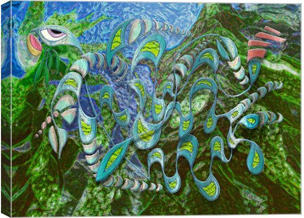 Kelp Dragon Canvas Print by Mark Sellers