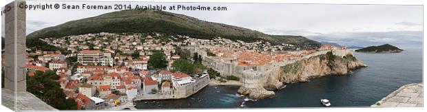 Dubrovnik Old Town Canvas Print by Sean Foreman