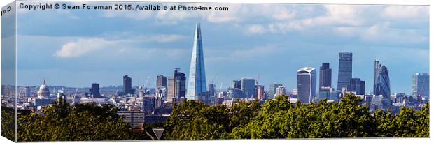 London Skyline  Canvas Print by Sean Foreman