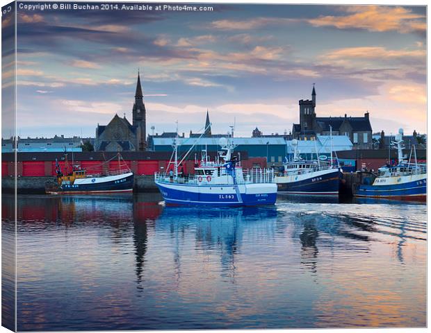  Fraserburgh, Home From The Sea Canvas Print by Bill Buchan