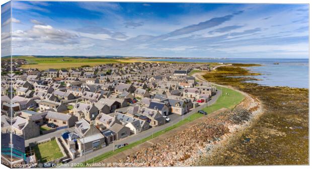 Inverallochy and Cairnbulg Villages Canvas Print by Bill Buchan