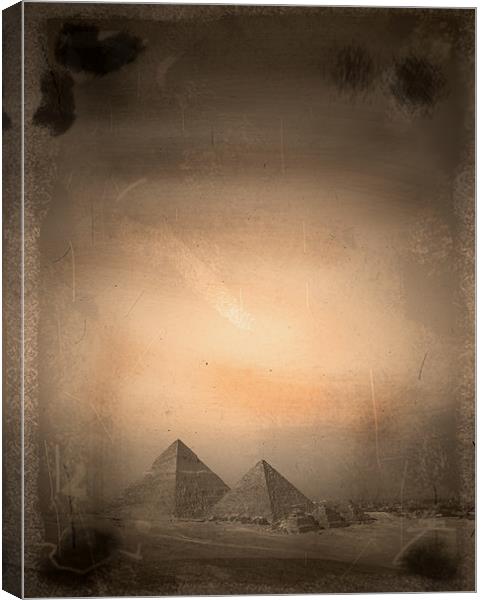 Pyramids Canvas Print by david harding