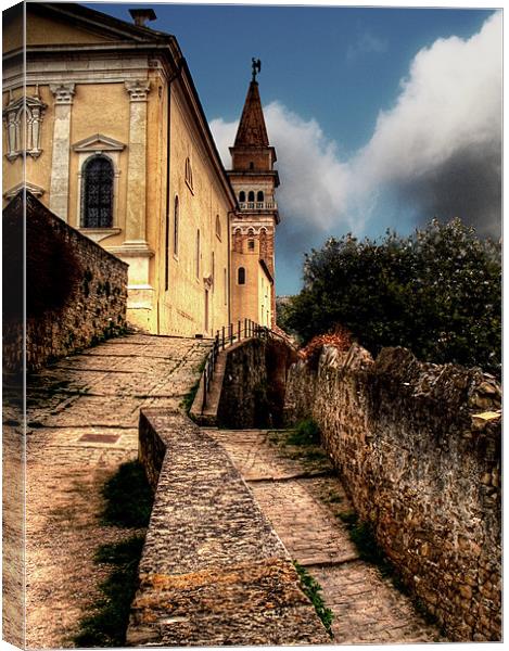 Slovenia Piran Canvas Print by david harding