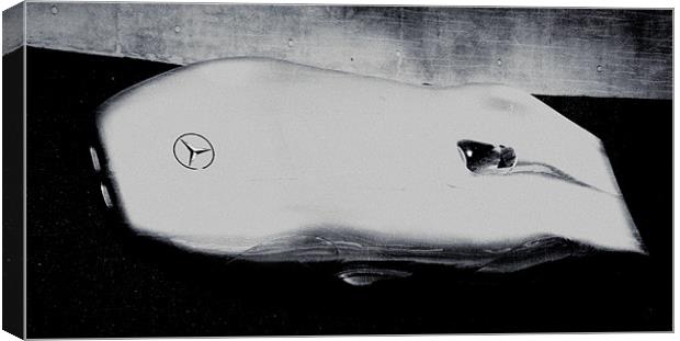 Mercedes Racing Car Canvas Print by david harding