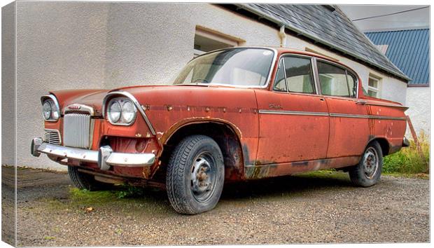 Old Humber Car Canvas Print by david harding