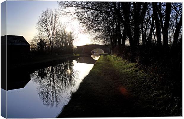 Braunston Northamptonshire Canvas Print by david harding