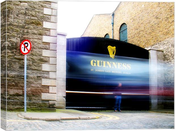 Guinness Brewery Dublin Canvas Print by david harding