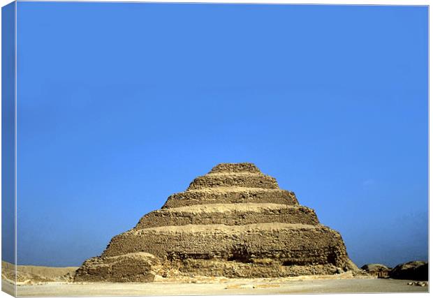 Step Pyramid Canvas Print by david harding