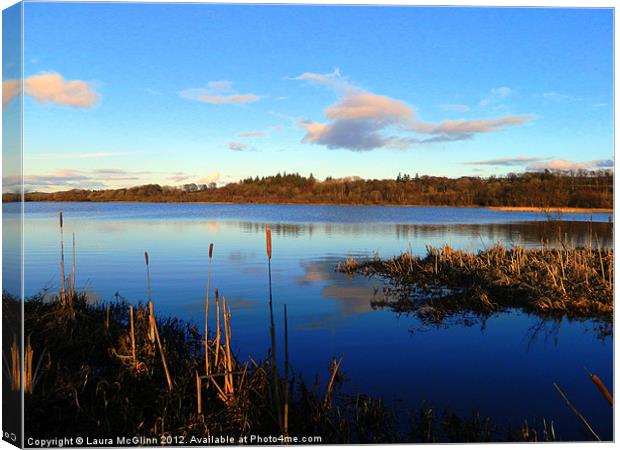 Dusk at the Aird Canvas Print by Laura McGlinn Photog