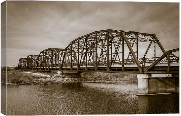 Old Metal Bridge Canvas Print by Doug Long