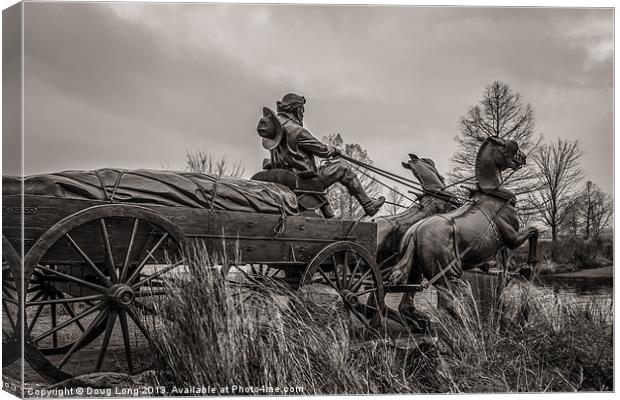 River Crossing Canvas Print by Doug Long