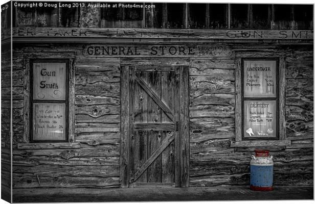 The Old General Store Canvas Print by Doug Long
