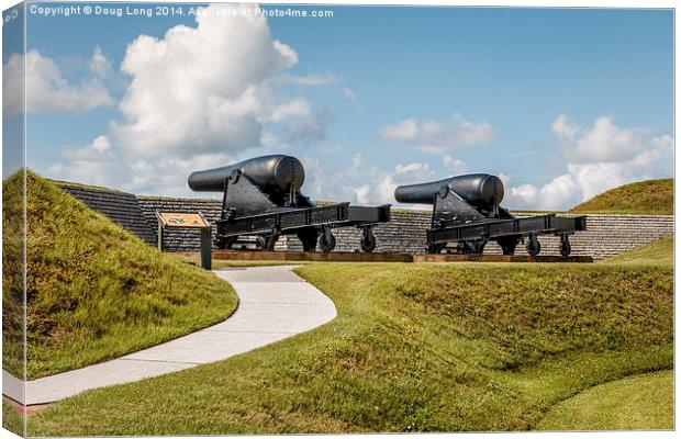 Ramparts of Fort Moultrie Canvas Print by Doug Long