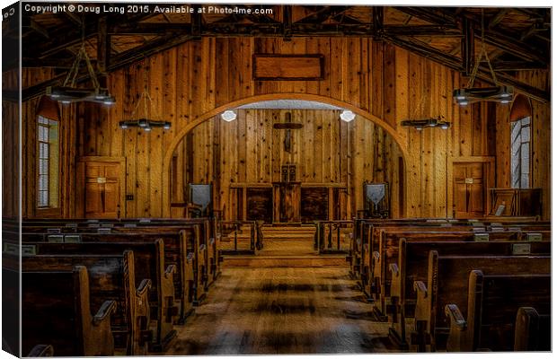 Chapel inside Canvas Print by Doug Long