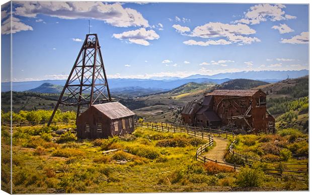 The Old Mine Canvas Print by Dennis Hirning