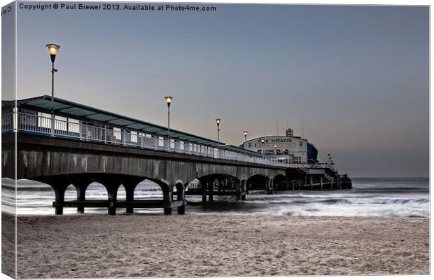 Bournemouth Pier Canvas Print by Paul Brewer