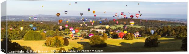 Balloons at Longleat Canvas Print by Paul Brewer