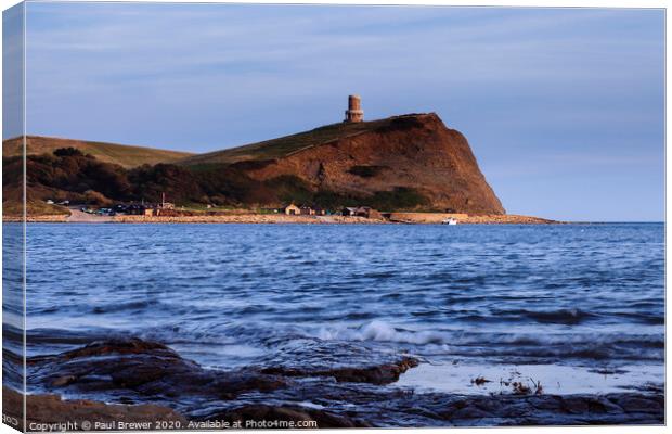 Clavell Tower at Sunset Canvas Print by Paul Brewer